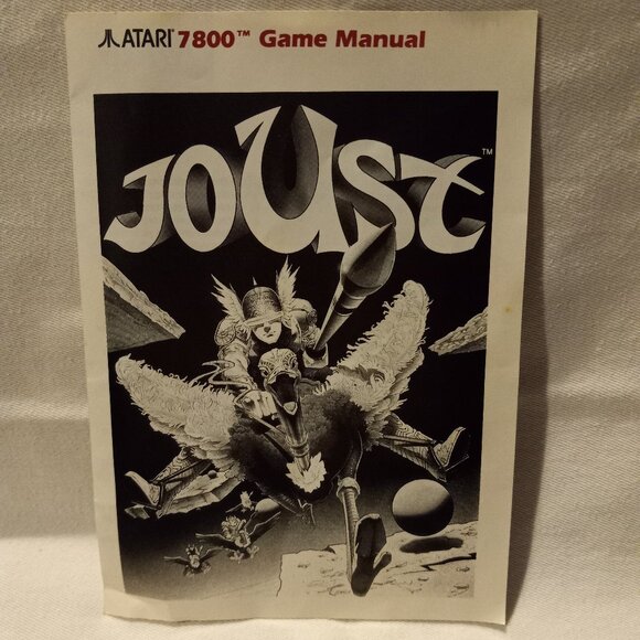 JOUST CIB - ATARI 7800 UN-Tested - Picture 5 of 6